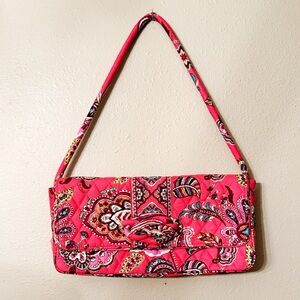 Vera Bradley Call Me Coral Knot Just a Clutch Purse Handbag